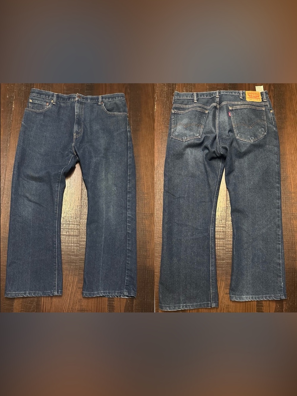 Levi 517 Bootcut Jeans Blue Denim Tag Size 40x32 - Measures 38x27 - See Pics